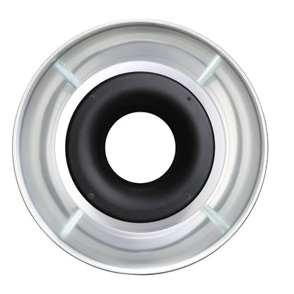 Godox RFT-21S RFT-21W Ring Flash Reflector for R1200 Ring Flash Head (Silver, White)