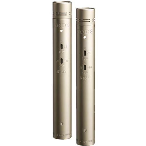 Rode NT55 Compact Condenser Microphone (Matched Pair)