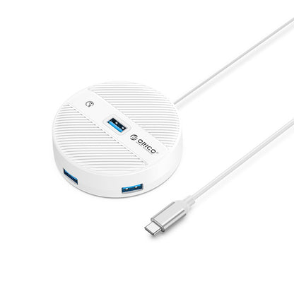 [CLEARANCE] ORICO 4-IN-1 USB HUB 5GBPS (0.3M,1M,1.8M) Type-C Cable with 1x USB 3.0 & 3x USB 2.0 Ports | Windows, Linux & macOS Support | for PCs, Computer Desktops & Laptops | USB Hubs & Docking Stations | YS1-C2