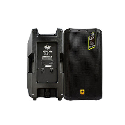 KEVLER ZLX-10 10 350W 2-Way Bass Reflex Full Range Passive Loud Speaker (PAIR) with Multiple Handles, Bottom Pole Mount, Multi Angle Enclosure and Easy Daisy-Chain Loop Connection