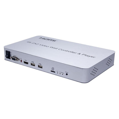[CLEARANCE] ArgoX HDMI 4K 2x2 / 2x3 Video Wall Controller & Player with Remote Control, Multiple Splicing Methods, 2-Way USB 2.0 Input, Support Wi-Fi, DLAN, Audio Extraction, SD Card Port, Digital Optical Fiber, and 3.5mm Audio | HDVW2X2-M HDVW2X3-M