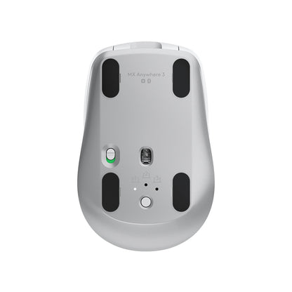 [CLEARANCE] Logitech MX Anywhere 3 Wireless Mouse Type C with 2.4GHz Bluetooth Connection, 4000 DPI, Ultra-Fast Scrolling, and Up to 70 days Battery Life for Chrome OS, Linux, Mac, Windows, iPadOS - Variation - Pale Gray for Mac