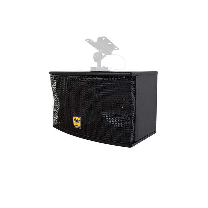KEVLER KV-450 10" 450W Passive Karaoke Speaker System (PAIR) with 2-Way Bass Reflex, 4 Layer Coil Woofer, and Built-In Ceiling and Pole Mounting Ports