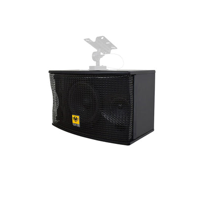 KEVLER KV-450 10" 450W Passive Karaoke Speaker System (PAIR) with 2-Way Bass Reflex, 4 Layer Coil Woofer, and Built-In Ceiling and Pole Mounting Ports