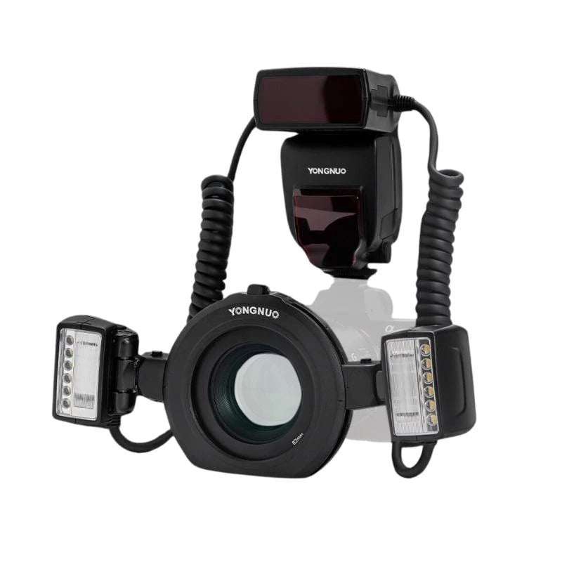 Yongnuo YN24EX TTL Macro Ring LED Flash Head Adapter with Auto Save Setting, Sound Indicator for Canon EOS & Sony DLSRs | JG Superstore