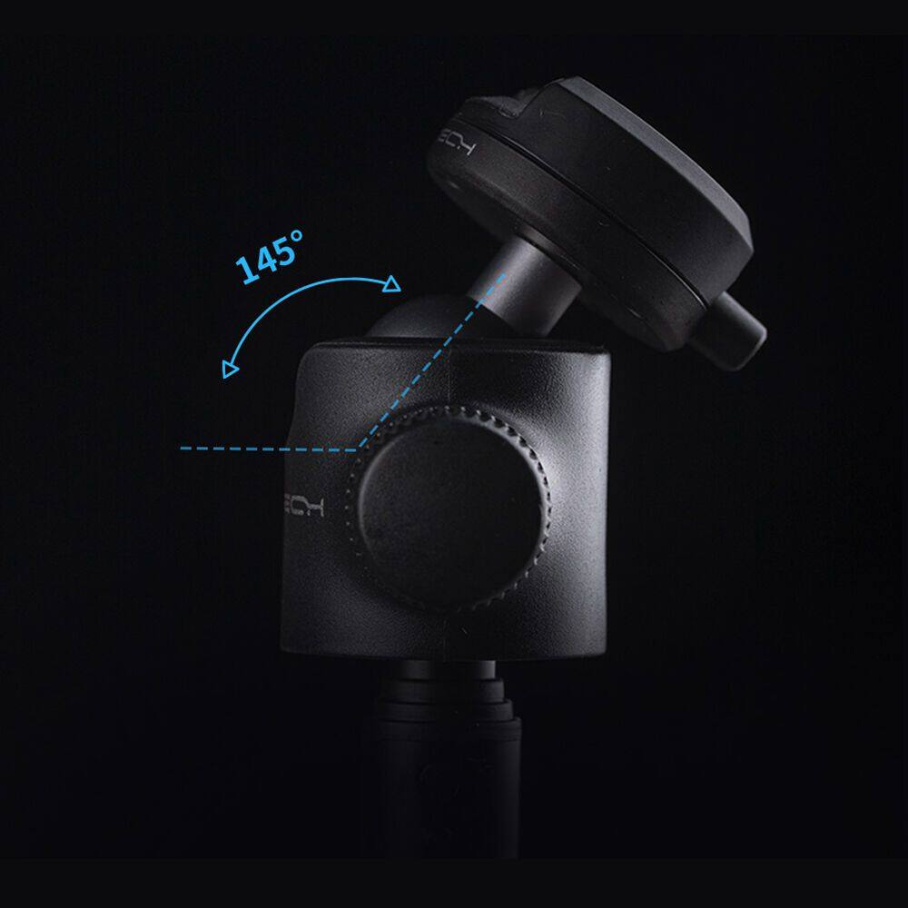 PGYTECH CapLock Quick Release Action Camera Selfie Stick Tripod with Cold Shoe Mount and 1/4" Screw Adapter for Insta360, DJI, GoPro, and Smartphone Holders | P-GM-218