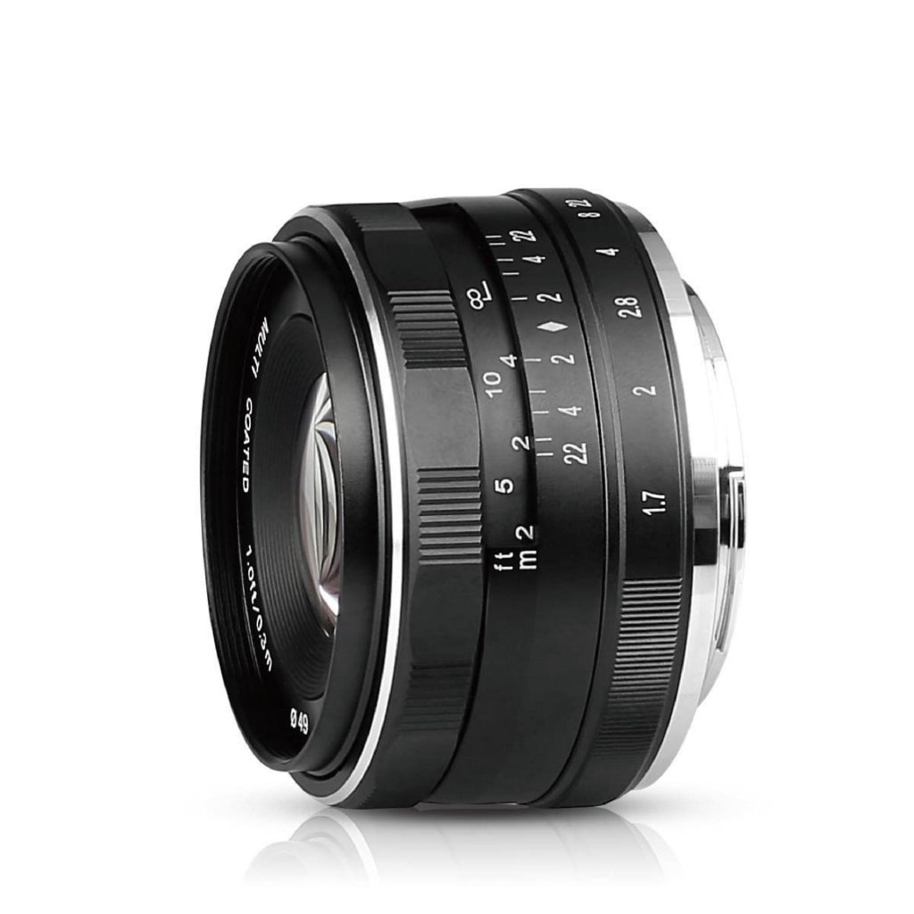Meike MK-35mm 35mm f1.7 Large Aperture Manual Focus Micro 4/3 Lens for Panasonic Lumix GF 5/6/7 and Olympus 1EM1 EP5 43 system Mirrorless Camera