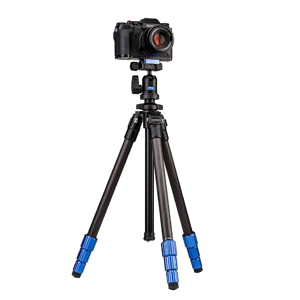 Benro TSL08CN00 Carbon Fiber Tripod Kit Slim Lightweight Series for DSLR Camera Mirrorless