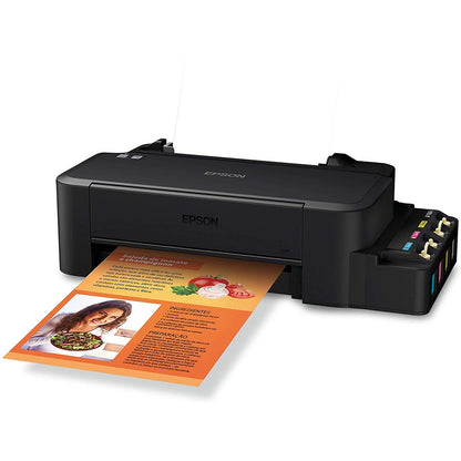 Epson EcoTank L121 A4 Ink Tank Colored Printer with Ink Efficient and Ultra-High Page Yield, 9.0 ipm Print Speed, Heat-Free Technology with USB 2.0 for Home and Commercial Use