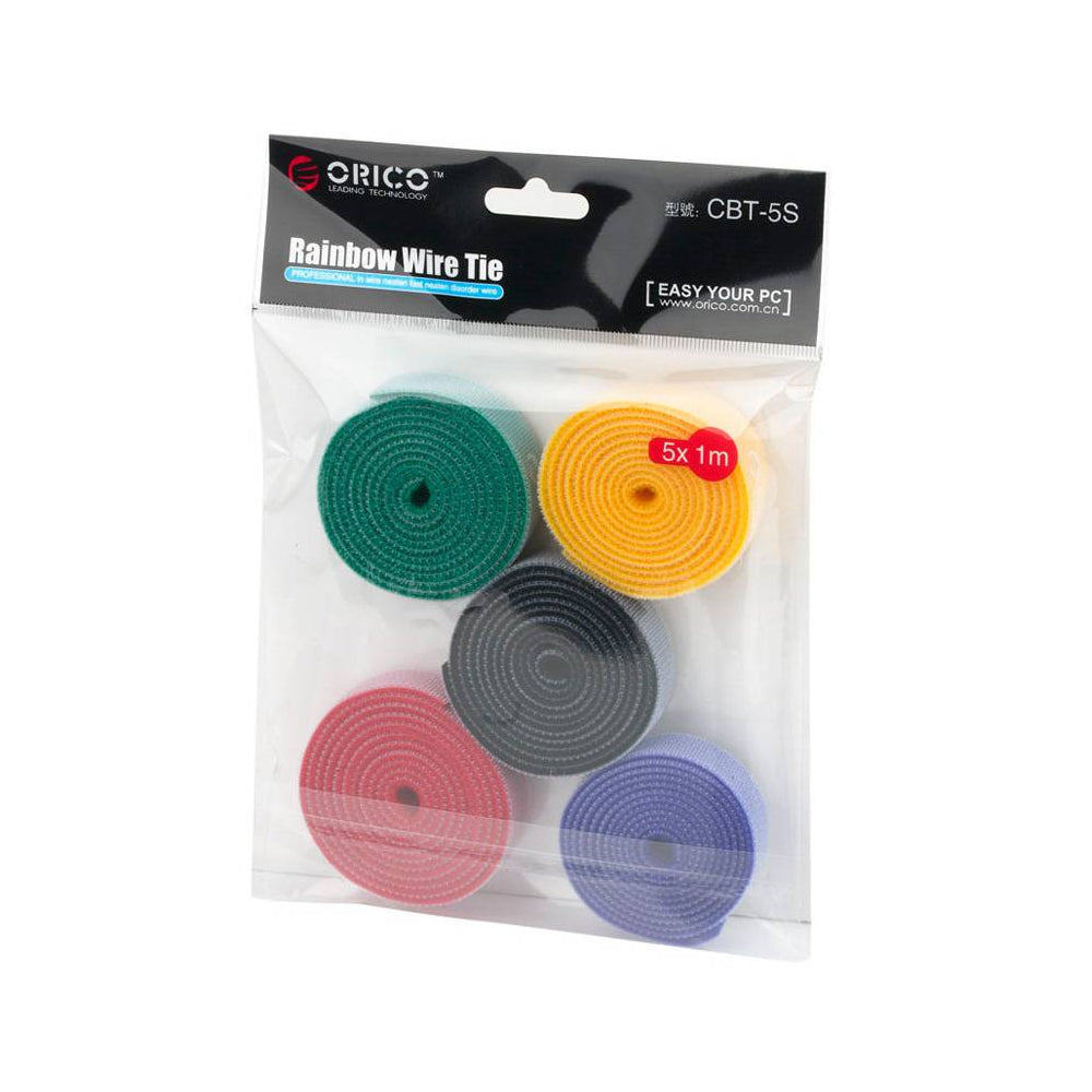 ORICO Velcro Cable Tie (1m) - Reusable & Dividable for Organizing Electrical Cords, Wires & Cables | ORICO-CBT