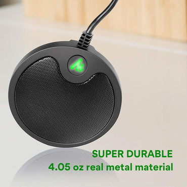 Maono AU-BM10 BM10 USB Conference Computer Microphone Metal Boundary Desktop Mic Omni-directiol Plug & Play