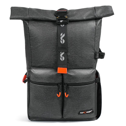 K&F Concept Camera Waterproof Backpack Bag with Rain Cover for DSLR Cameras