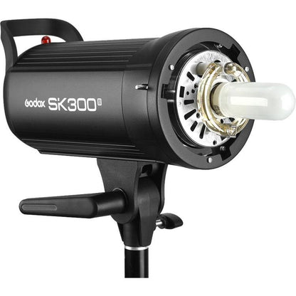 Godox SK300II-V Studio Flash Strobe Monolight 300W GN58 with Bowens S Mount, 5700K CCT, 0.1-1.5s Recycle Time, Onboard & 2.4GHz Wireless App Controls for Photography, Live Streaming, Video Content Creation & Professional Studio Lighting