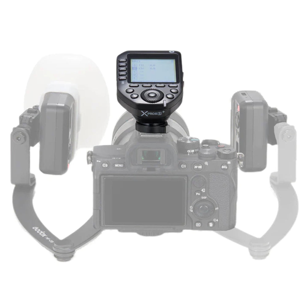 Godox XPRO-S XPROII-S XPROII-S+ TTL 2.4Ghz Wireless Flash Trigger Transmitter with Autoflash and Max 328ft Range, Sekonic L-858 & TCM Function, Mobile App Control and Multi ID Access Settings for DSLR and Mirrorless Camera | JG Superstore