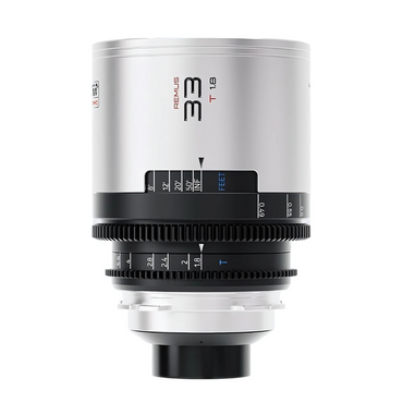 BLAZAR REMUS M 33mm 50mm 85mm 100mm T/1.8 1.5x Full Frame Sony E Mount Anamorphic Cine Lens Set Kit, 0.5 Meter to 0.7 Meter Focusing Distance, Silver Lens Flare and Signature Oval Bokeh, Rich Visuals for Videography Content Creation