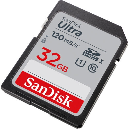 SanDisk Ultra 32GB SD Card SDHC UHS-I Class 10 with 120mb/s Read Speed | Model - SDSDUN4-032G-GN6IN