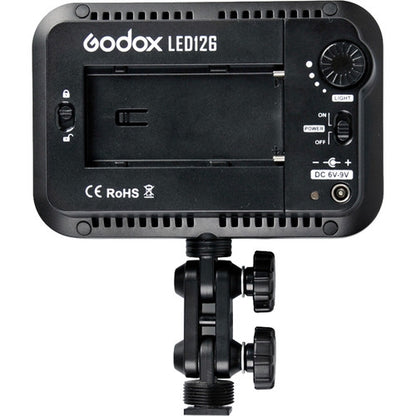 Godox LED126 LED 126 Camera Lighting Video Light Outdoor Photo Light for DSLR Camera Photography Vlogging Shoot Streaming