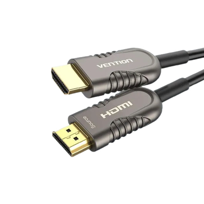 [CLEARANCE] Vention 8K FUHD 60Hz HDMI 2.1 Male to Male Gold-Plated Active Fiber Optic Video/Audio Sync Cable with 48Gbps Bandwidth, Dolby Surround Capability and 3D Visual Support | AAZB
