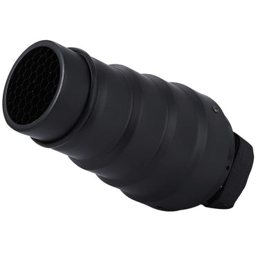Pxel ST-5F Conical Honeycomb Grid Speedlight Flash Snoot with 5pcs Color Filter