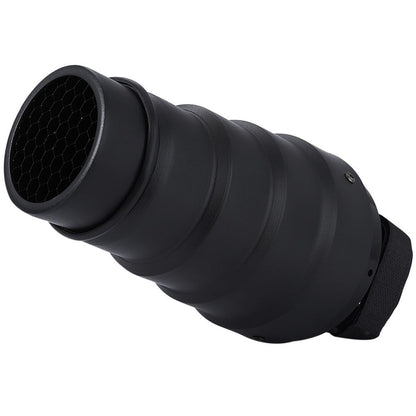 Pxel ST-5F Conical Honeycomb Grid Speedlight Flash Snoot with 5pcs Color Filter