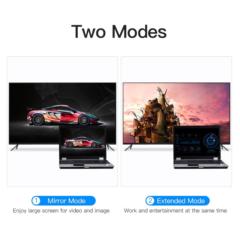 Vention DVI-I (24+5) to VGA Male to Male Cable with Double Magnetic Anti Interference Ring and 1080P Full HD Support for PC (1M, 1.5M, 2M, 3M, 5M) | EACB