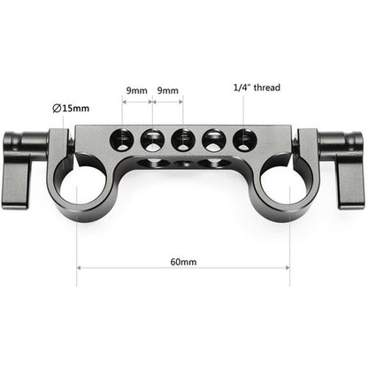 SmallRig Lightweight 15mm Rod Clamp Block (2-Pack) 2061