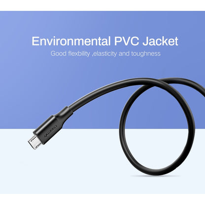 UGREEN USB 2.0 A to Micro USB Cable with Bold Copper Core and PVC Jacket for Smartphones, PC and Laptop (Available in 0.25M, 0.5M, 1M, 1.5M, 2M)