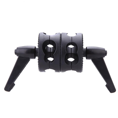 Pxel AA-BA1 Double Dual Grip Swivel Head Bracket for Studio Boom Arm Reflector Holder Stand