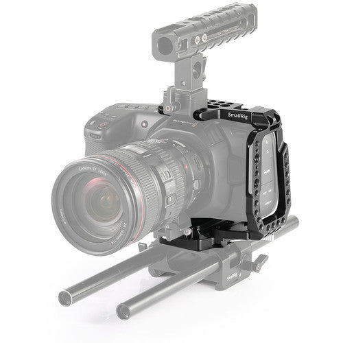 SmallRig QR Half Cage for Blackmagic Design Pocket Cinema Camera 4K & 6K- Model CVB2255B CVB 2255B  | JG Superstore
