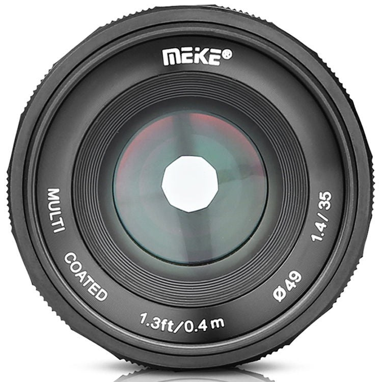 [CLEARANCE] Meike 35mm F/1.4 Large Aperture Manual Focus Lens for Micro Four Thirds M43 MFT Cameras Panasonic Olympus