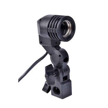 Pxel BH-1B E27 Single Head Bulb Holder E27 Socket Flash Umbrella Bracket Photo Lighting Bulb Holder For Photography Studio Accessories