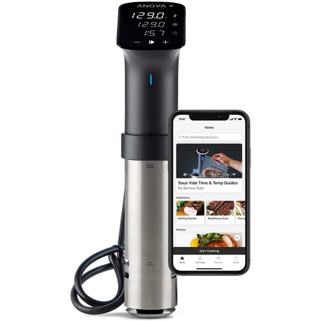 Anova Precision Cooker 1800W Sous Vide 3rd Generation with Anova App Support for Home Cooking and Culinary Cookware