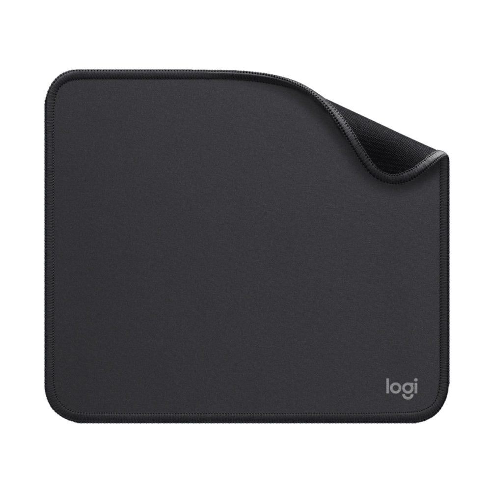 Logitech Anti-Slip Rubber Base Mouse Pad Studio Series Spill-Resistant Strong and Portable Design (Dark Rose, Blue Gray, Graphite)
