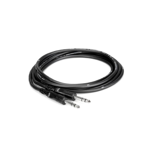 Hosa Technology CSS-110 Stereo 1/4 Male Phone to 1/4 Male Phone TRS Cable - 10'