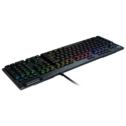 [CLEARANCE] Logitech G813 LIGHTSYNC RGB Ultra-Thin Mechanical Gaming Keyboard (GL Clicky / Linear / Tactile Switch) for Windows, macOS - Switch - GL Linear