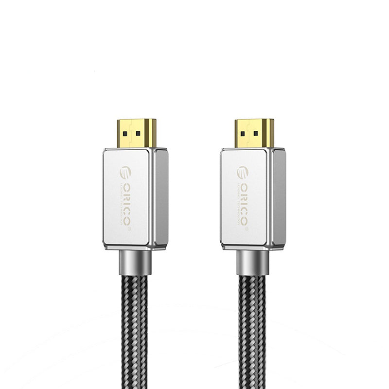 ORICO H4AY 1.5m / 3m / 5m 4K 60Hz HDMI 2.0 Video Data Cable HD Plug & Play Mirror & Extend with 18Gbps High-Speed Bandwidth, Zinc Alloy Connector & Copper Core for TV, Projector, PC, Laptop