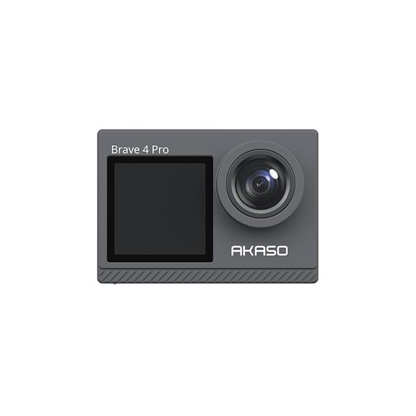 AKASO Brave 4 Pro 4K UHD Action Camera 20MP Adjustable Lens Dual Screen Display Mobile App Support