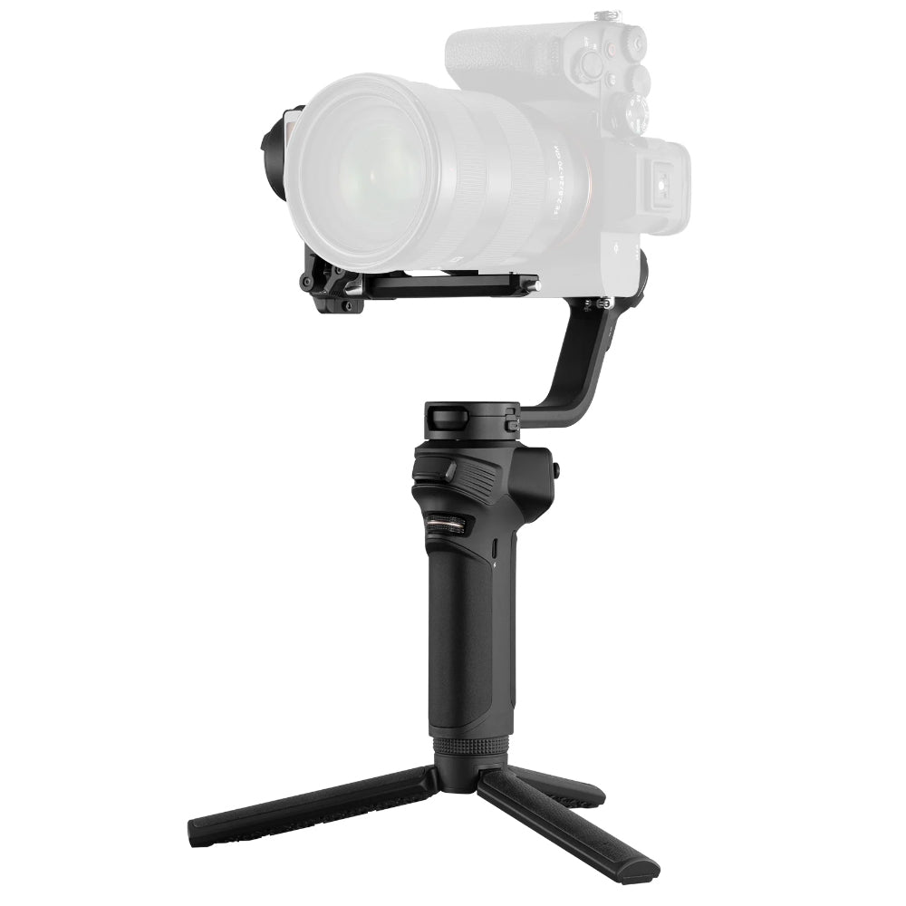 Zhiyun Weebill 3S Camera 3-Axis Handheld Gimbal Stabilizer with Tripod, Built-In Bi-Color LED Fill Light, 11.5 Hours Battery Life, Bluetooth Shutter Control, Quick-Release Module Mount for Landscape & Portrait Shots