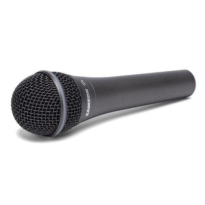 Samson Q7X Professiol Supercardioid Dymic with Mic Clip for Vocal and Instrument Recording, Studio, Live Performance, Karaoke, with 50Hz to 16kHz Frequency Response, Neodymium Mic Element, Die-Cast Body & Gold-Plated XLR Connectors