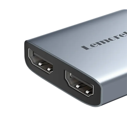 LEMORELE AC07 Video Capture Card 1080P 60Hz HDMI Loop Out USB-C Support for Livestreaming Recording
