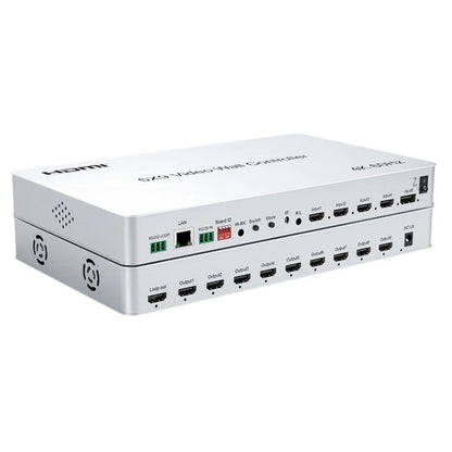 ArgoX 5x9 4K 60Hz HDMI / DP DisplayPort Display Wall Controller with Pass Through, 3D Video Support, Input Source Splicing, and Included Remote Control | HDVW03