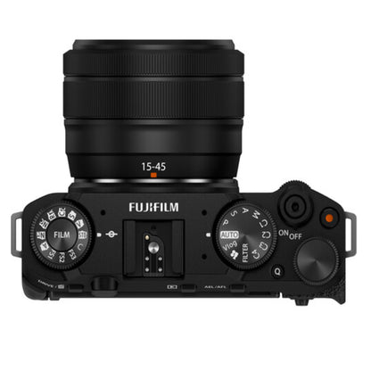 FUJIFILM X-M5 Body with XC 15-45mm f/3.5-5.6 OIS PZ FUJINON Autofocus Lens - Mirrorless Camera Kit | 26.1MP APS-C X-Trans 4 CMOS Sensor, X-Processor 5, 6.2K/30fps Video, AI-Driven Subject Detection & Digital Image Stabilization