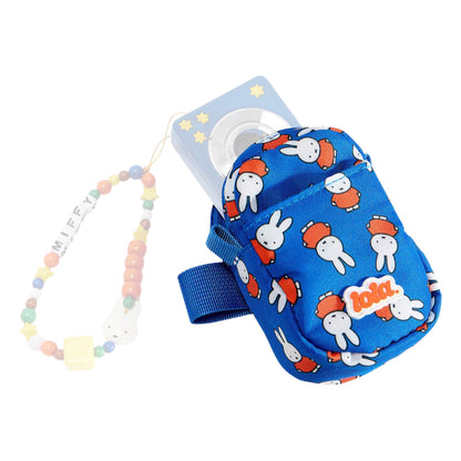 LOLA Miffy Camera Pouch with Attachment Loop, Soft Padded Lining, Battery & SD Card Storage Pocket
