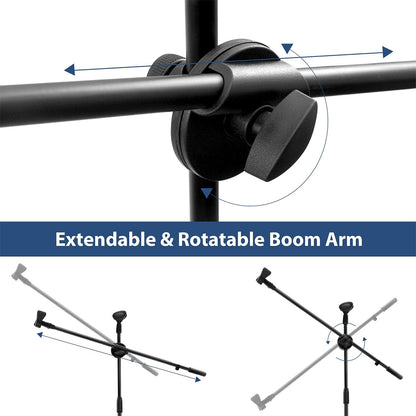 Pxel Tripod Microphone Boom Stand