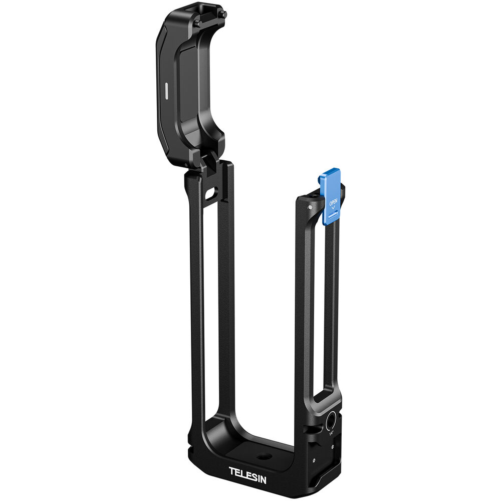 TELESIN Full Metal Aluminum Alloy Expansion Cage for Insta360 X4 Action Camera