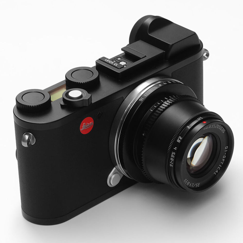 TTArtisan 35mm F/1.4 APS-C Format Leica L Mount Prime Lens Large Aperture Sonnar Optical Design Full Metal Body, MF Manual Focus, 11" Focus Distance, Clicked Aperture Ring for Smooth Bokeh & Low Light Photography | Black, Silver
