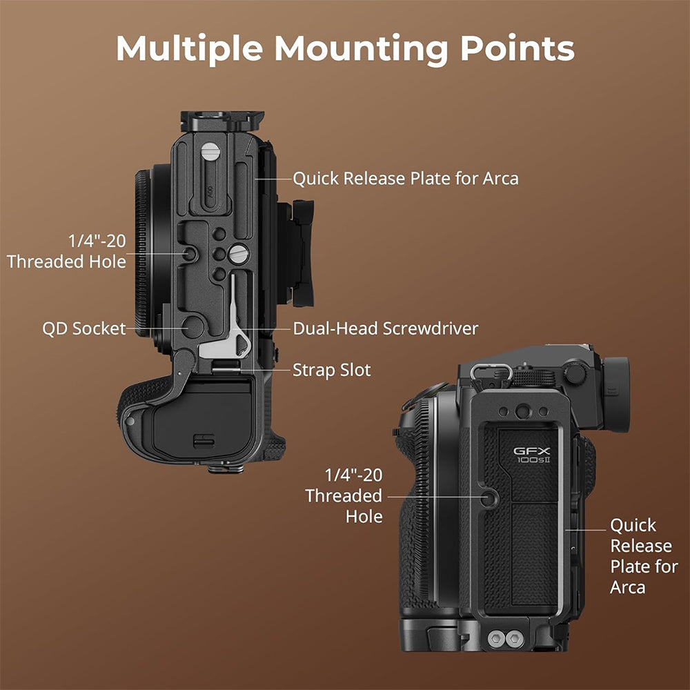 SmallRig L-Shape Bracket for FUJIFILM GFX100S II Camera Arca