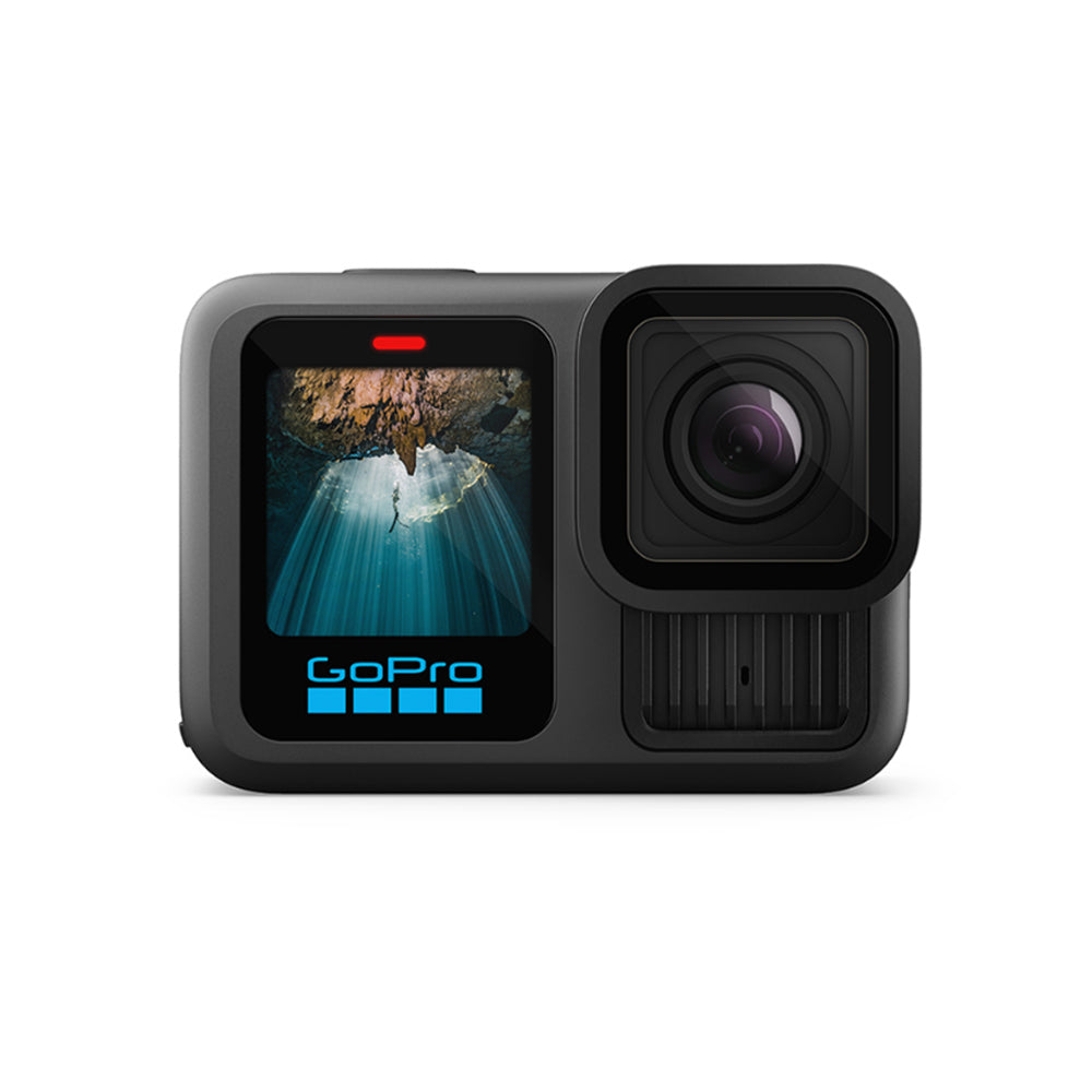 GoPro HERO13 / HERO 13 Black Waterproof Action Camera with 27 MP 5.3K60 / 4K120 HDR Photo + Video, HyperSmooth 6.0 Video Stabilization, HB-Series Lenses Compatible, Magnetic Mounting, Submersible Up to 33ft for Content Creators, Vloggers