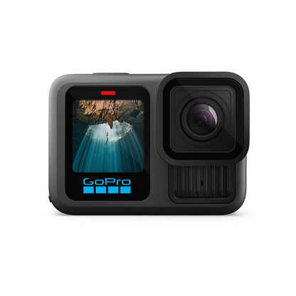 GoPro HERO13 / HERO 13 Black Waterproof Action Camera with 27 MP 5.3K60 / 4K120 HDR Photo + Video, HyperSmooth 6.0 Video Stabilization, HB-Series Lenses Compatible, Magnetic Mounting, Submersible Up to 33ft for Content Creators, Vloggers