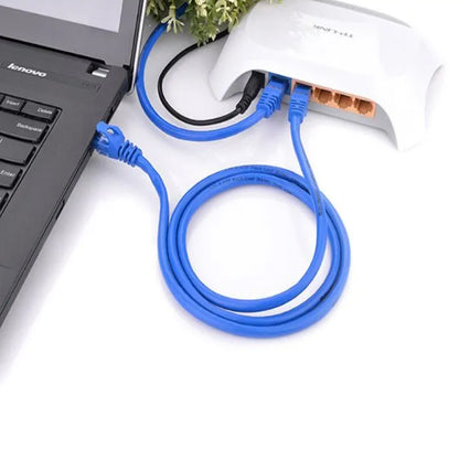 [CLEARANCE] UGREEN 15 Meters 26AWG Cat6 U/UTP Blue RJ45 Ethernet Network LAN Patch Cable with 1000Mbps Transmission Speed for PC, Laptop, TV, Router, Modem, Repeater, Switch, etc. | 11207